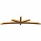 Ekena Millwork Alberta Rough Sawn Timber Gable Bracket, Western Red Cedar, 108"W x 27"H x 4"D x 4"F, 6/12 Pitch GBW108X27X0404ALB00RWR - alternate 2